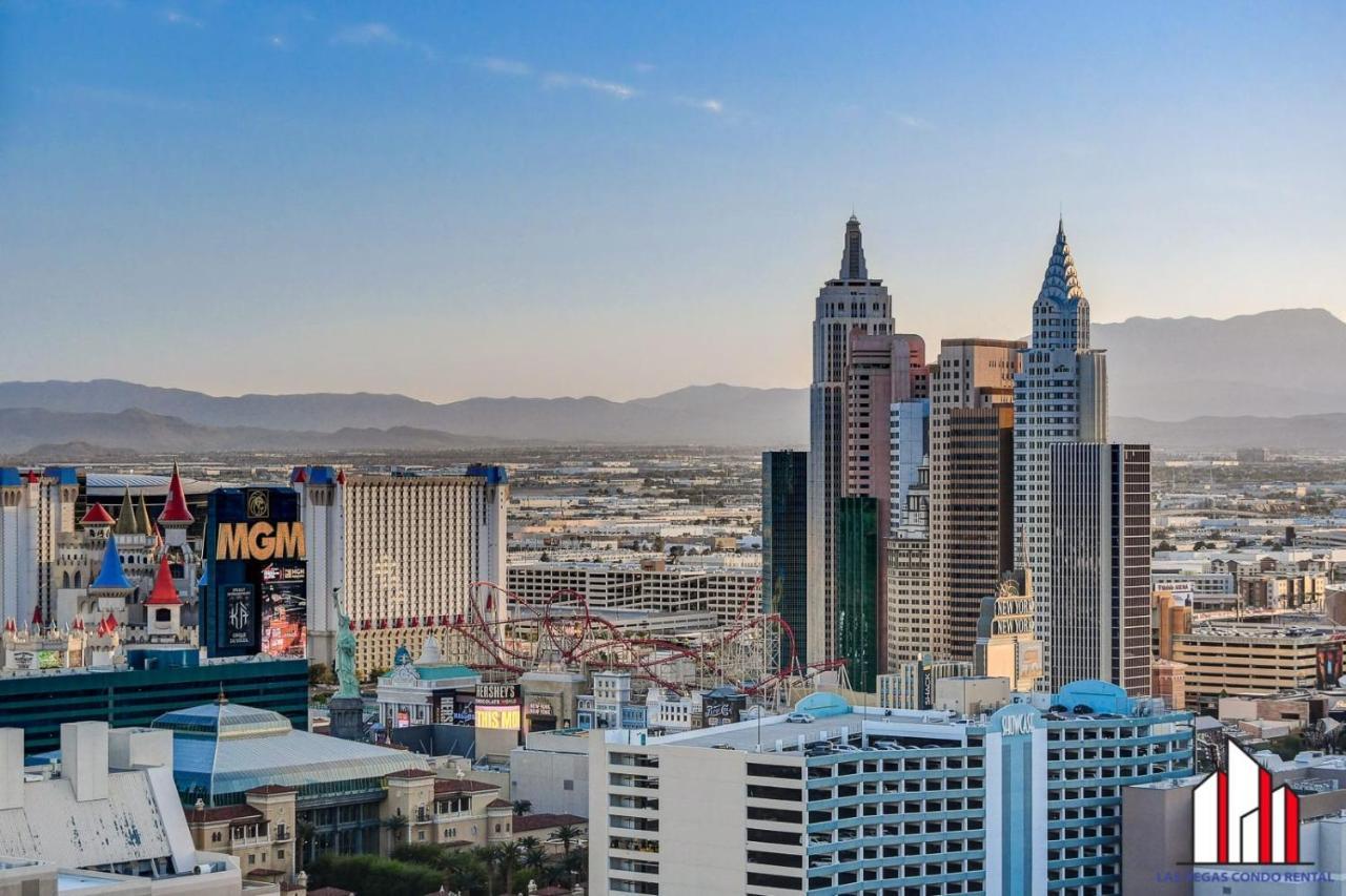 Mgm Signature-28-705 F1 Track & Strip View Balcony Las Vegas Ngoại thất bức ảnh