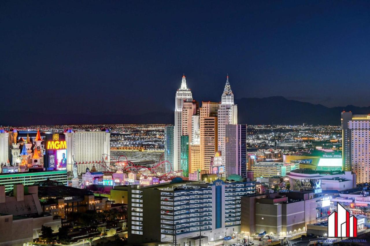 Mgm Signature-28-705 F1 Track & Strip View Balcony Las Vegas Ngoại thất bức ảnh