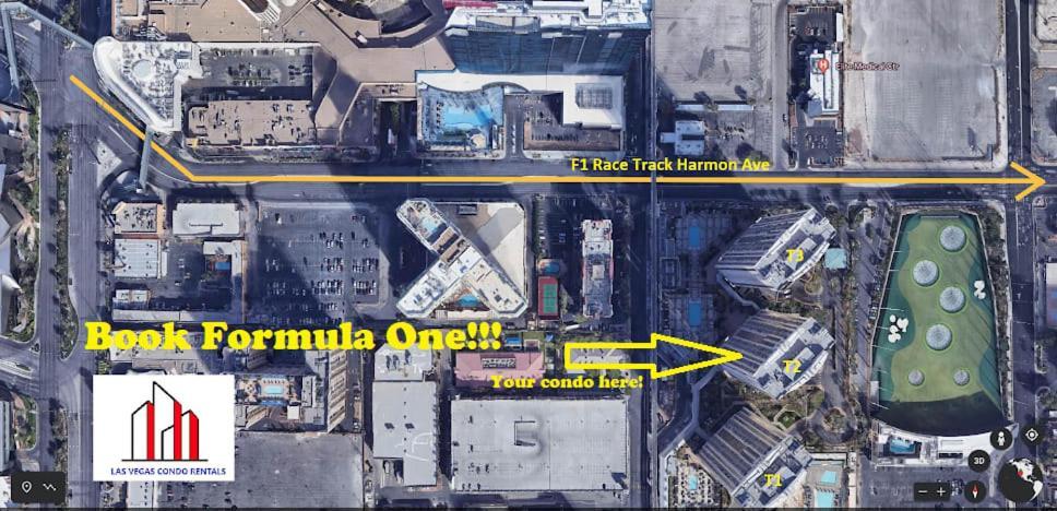 Mgm Signature-28-705 F1 Track & Strip View Balcony Las Vegas Ngoại thất bức ảnh